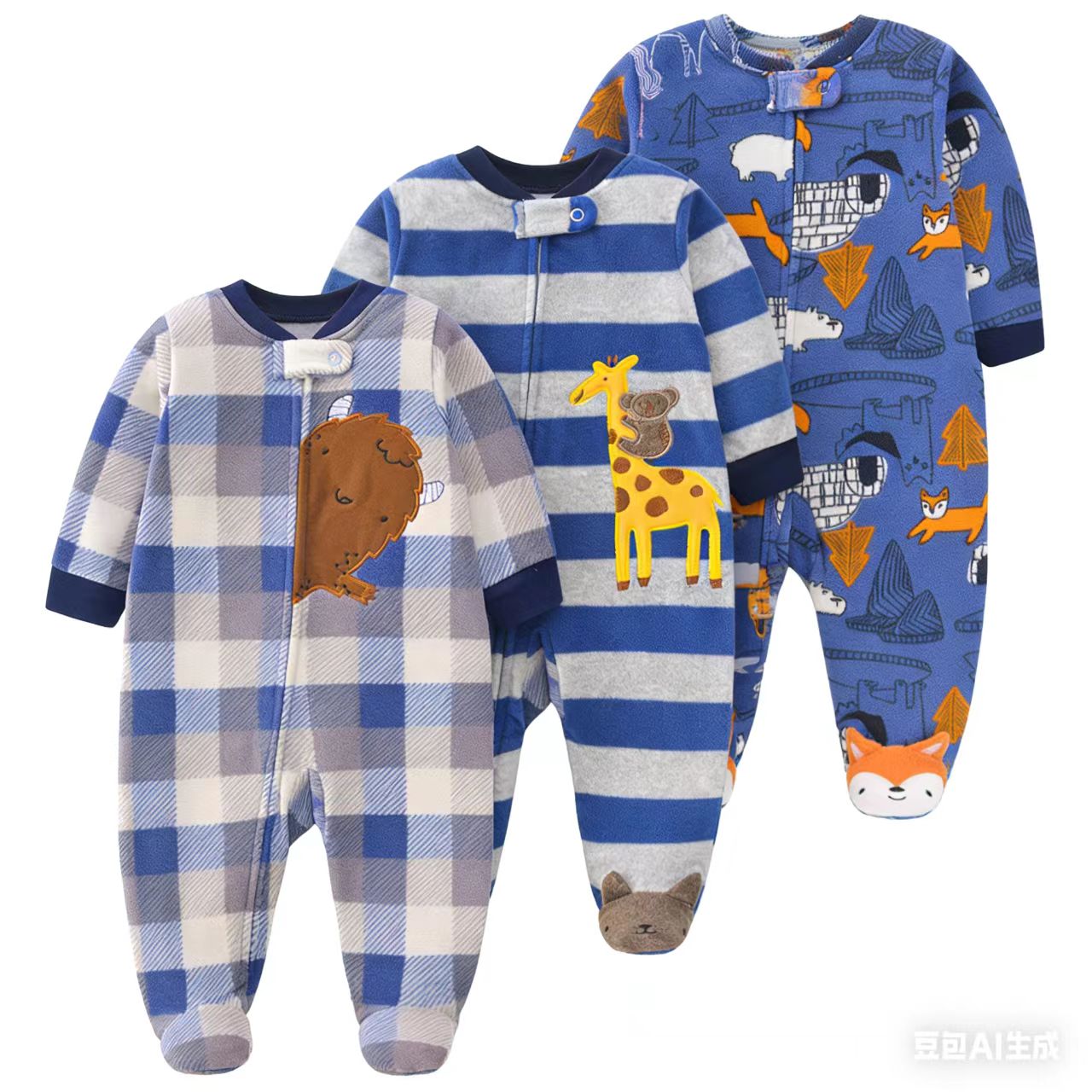 Baby Product Brand - Зимний комбинезон-ромпер унисекс для новорожденных из