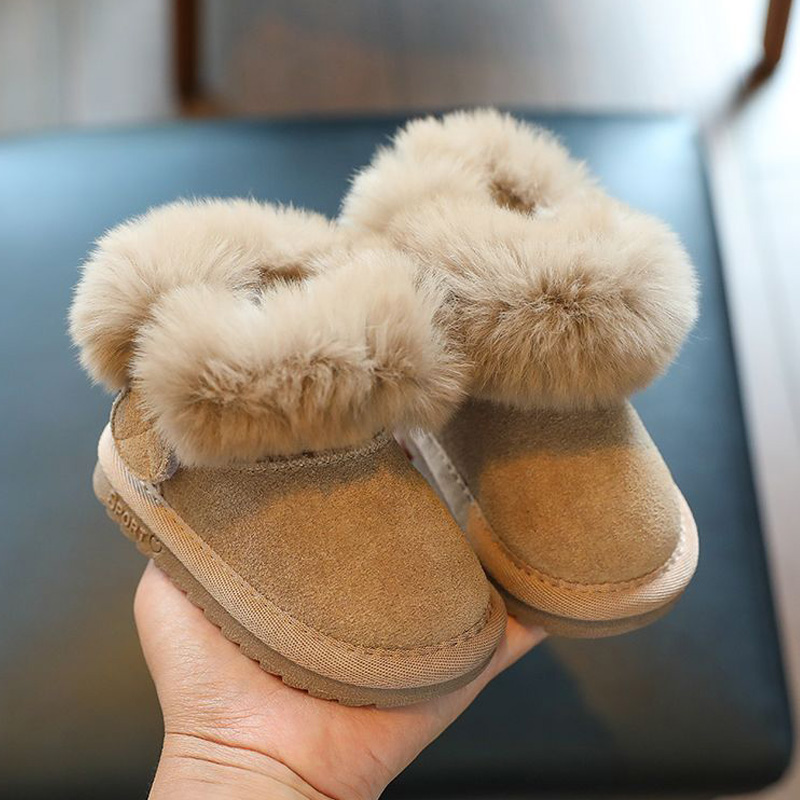Baby Product Brand - Меховые зимние сапоги для малышей, зимние