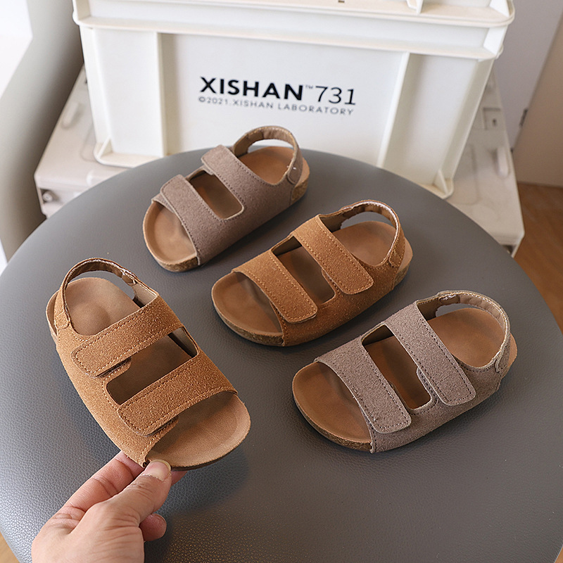 Baby Product Brand - Детские замшевые сандалии 2026 года с